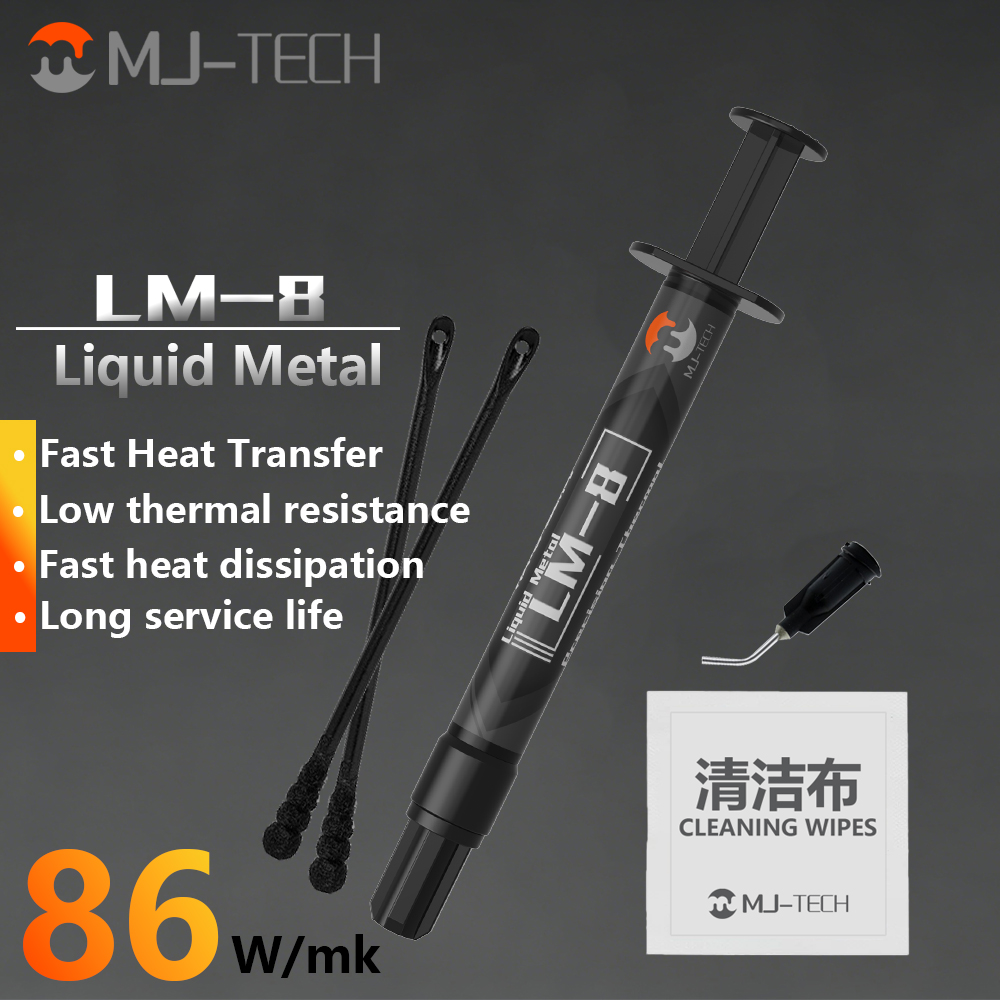 Thermal Paste - MJ-TECH LM-8 Sıvı Metal Termal Macun,