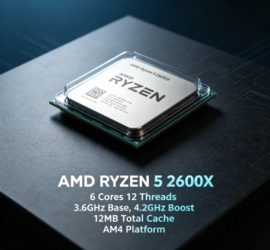 Pc Gaming Amd Ryzen 5 - AMD R5 2600X 12nm Kutusuz İşlemci