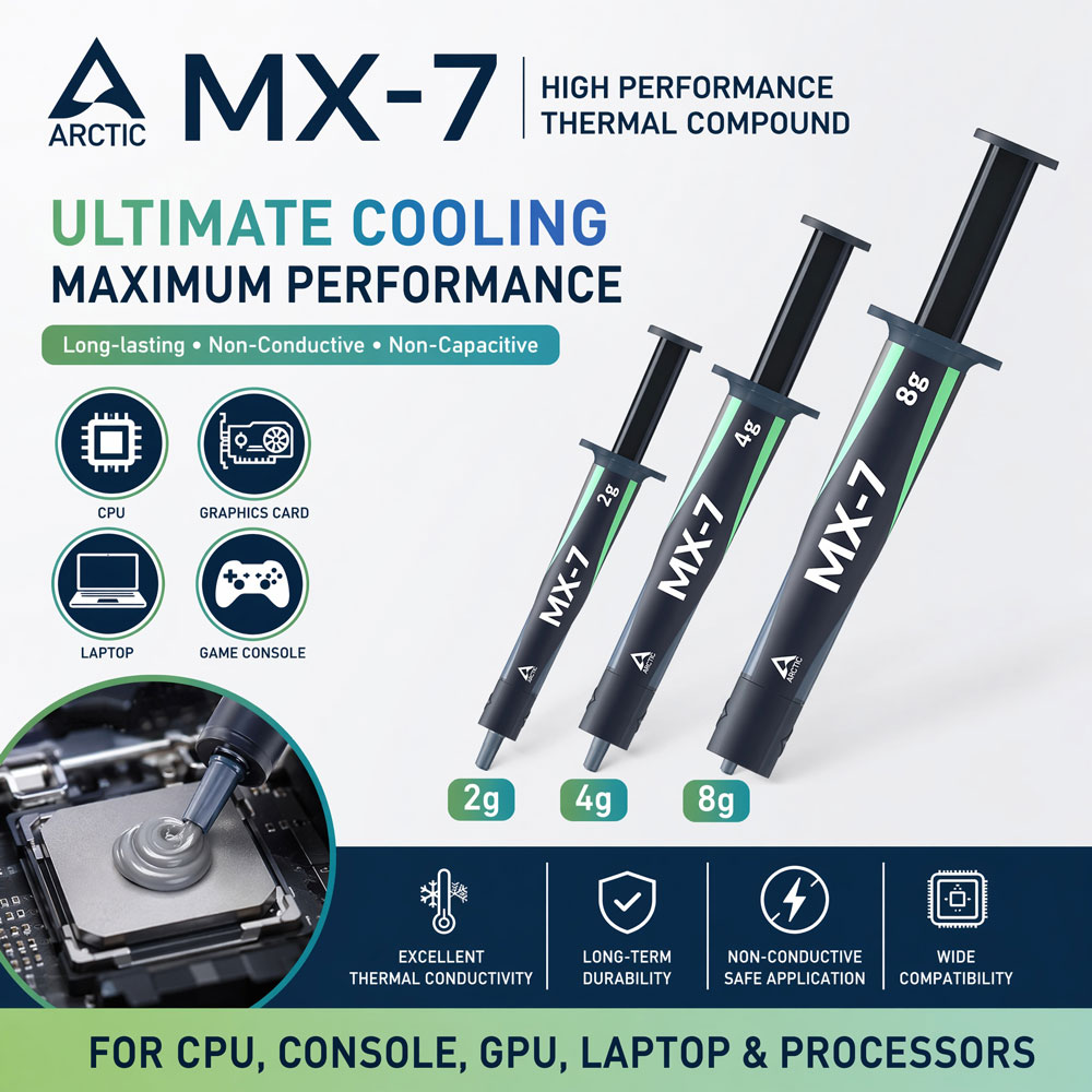 Thermal Paste - ARCTIC MX-7 4G 8G 2G Üstün