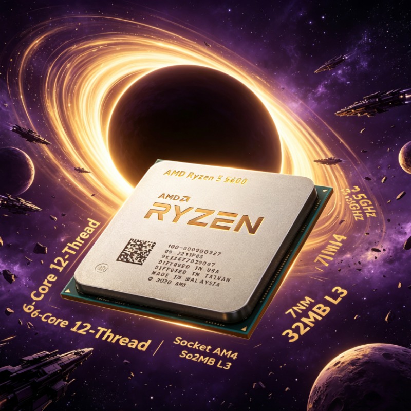 Pc Gaming Amd Ryzen 5 - Ryzen 5 5600 6 Çekirdekli 12