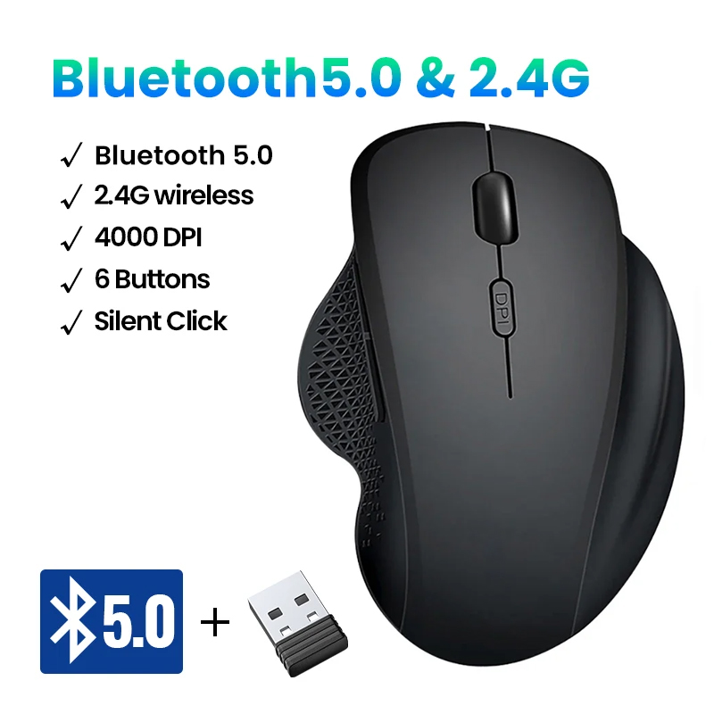 Pc Gaming Gta 6 - Kablosuz Fare Şarj Edilebilir Bluetooth Fare