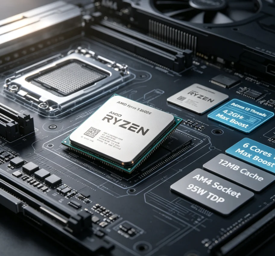 AMD R5 2600X 12nm Kutusuz İşle - Pc Gaming Amd Ryzen 5 incelemesi ve fiyatı