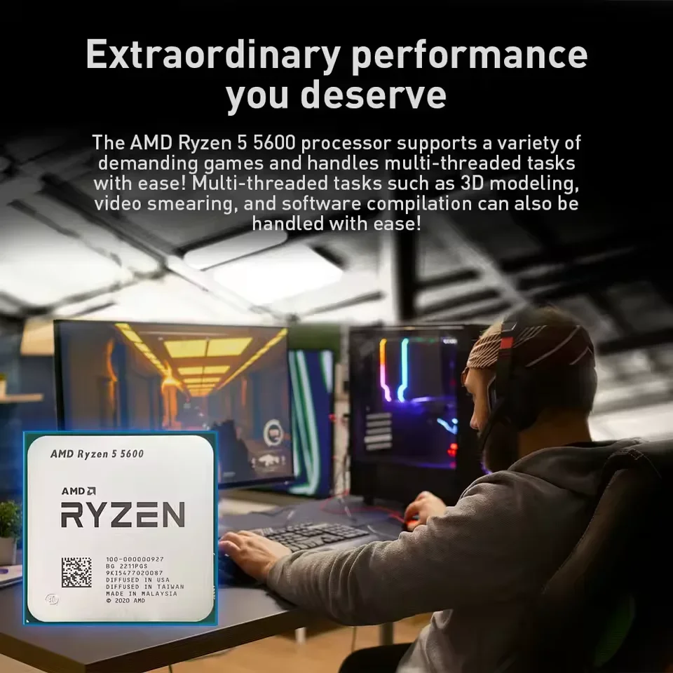 AMD Ryzen 5 5600 İşlemci AMD R - Pc Gaming Amd Ryzen 5 incelemesi ve fiyatı