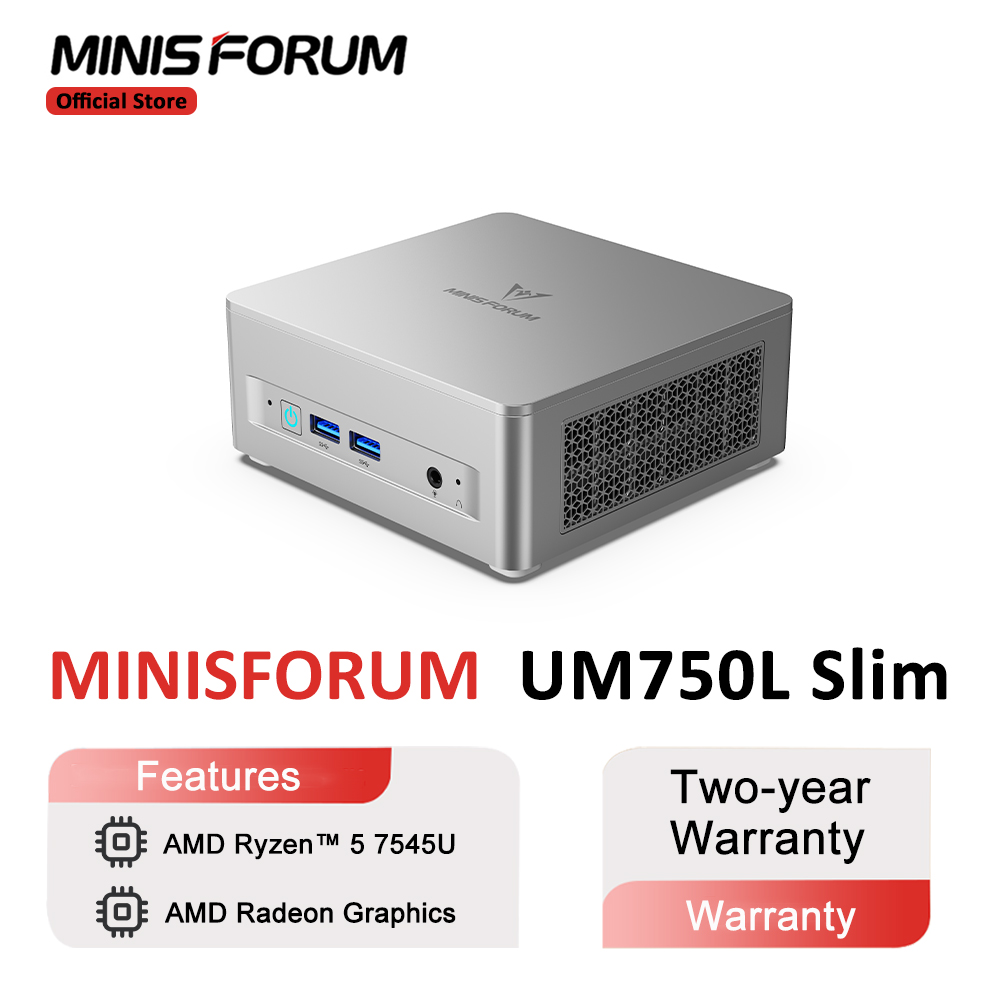 MINISFORUM Mini PC UM750L İnce - Pc Gaming Amd Ryzen 5 incelemesi ve fiyatı