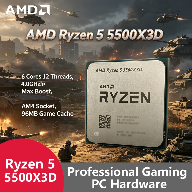 AMD Ryzen 5 5500X3D AM4 7nm Oy - Pc Gaming Amd Ryzen 5 incelemesi ve fiyatı